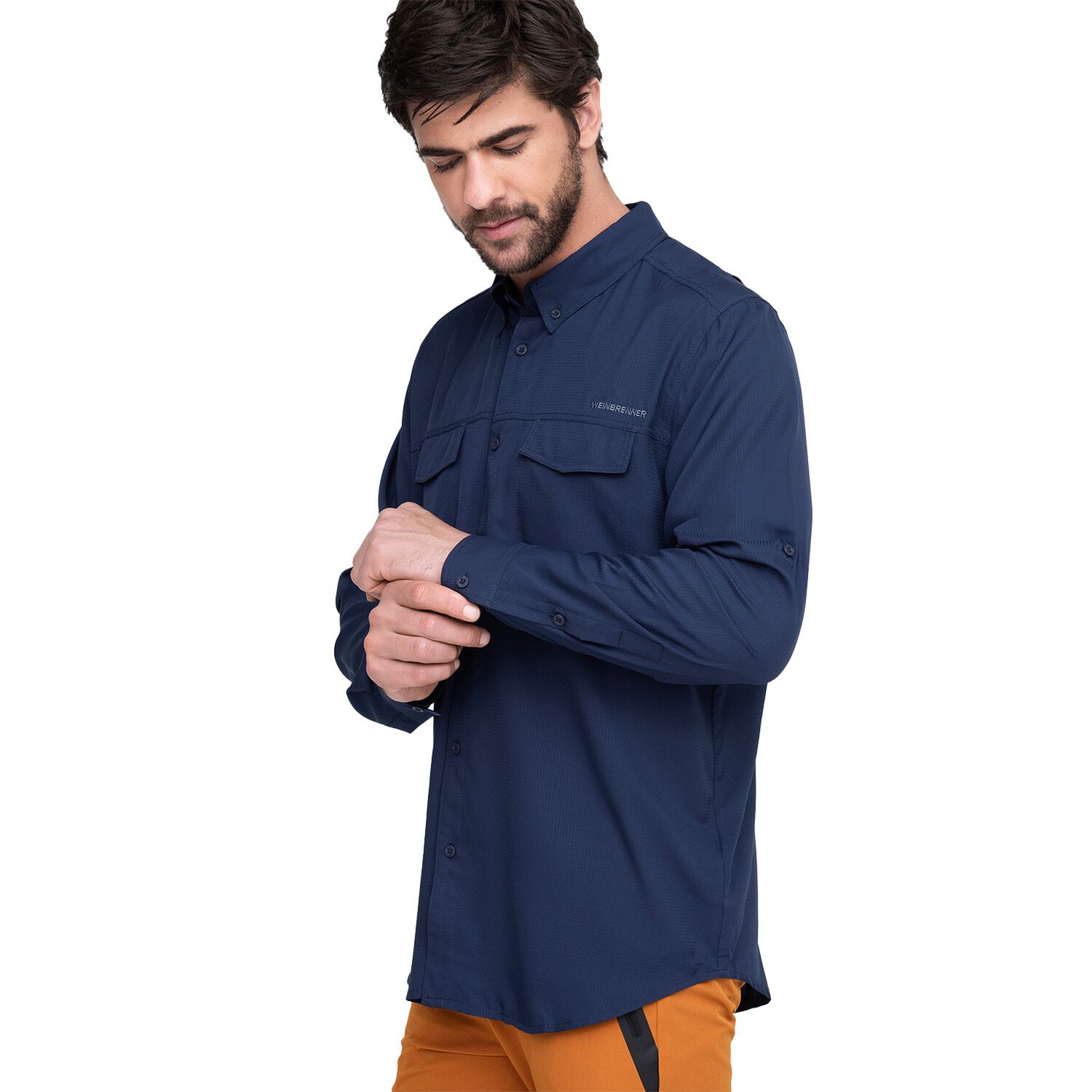 Camisa Hombre Weinbrenner Bund Azul Marino image number 2.0